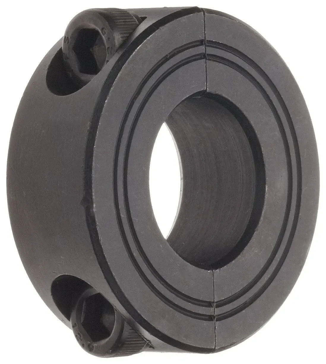 Climax Metal M2C-20 Metric Two-Piece Clamping Collar, 20mm, Black Oxide Steel