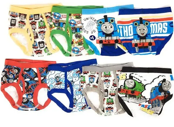 TEN28 by Handcraft Thomas The Train Toddler Boys Briefs Value 8-Pack Underwear Percy