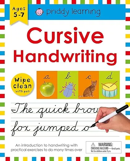 Wipe Clean Workbook: Cursive Handwriting: Ages 5-7; wipe-clean with pen (Wipe Clean Learning Books)