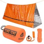 Emergency Sleeping Bag Survival Bivy Sack Use as Emergency Blanket Lightweight Survival Gear for Outdoor Hiking Camping Keep Warm After Earthquakes, Hurricanes and Other disasters