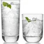 Libbey Polaris 16-Piece Tumbler and Rocks Glass Set