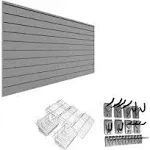 Proslat Slatwall Ultimate Bundle Light Gray