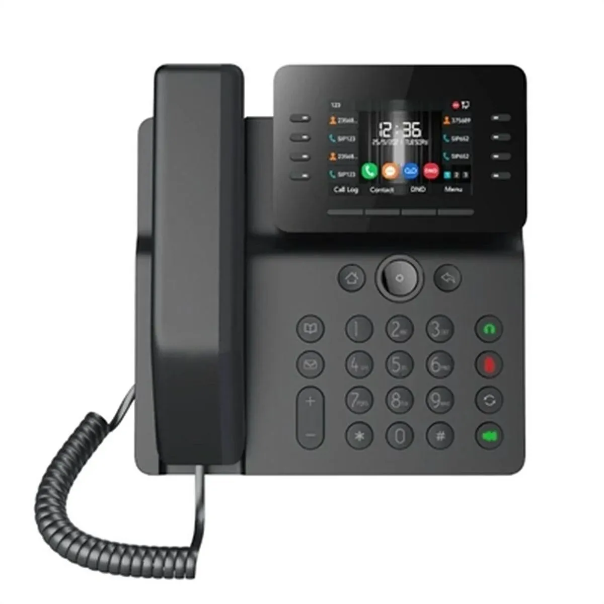 FANVIL V64 Prime Busines Phone, 3.5' Color Screen, Built in WiFi & BT, Dual Gigabit Ports, PoE, 12 Lines, 2 Year