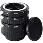 Mcoplus Extnp Auto Focus Macro Extension Tube Set (12mm 20mm 36mm) for Nikon AF AF-S DX FX SLR Cameras