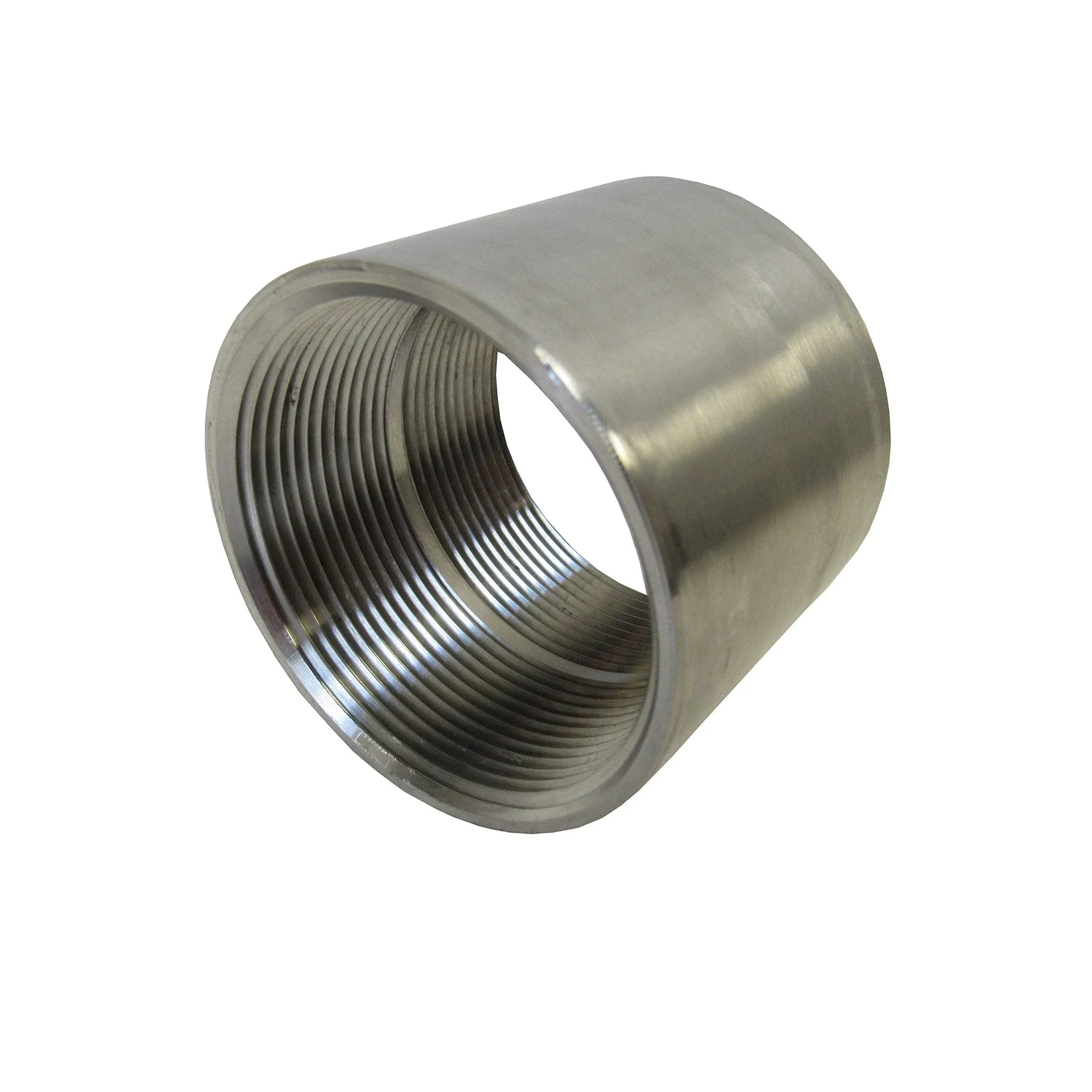 2" 304 Stainless Steel Straight Coupling, Class 150 - NPT