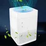 AROEVE Air Purifiers for Home, HEPA Air Purifiers Air Cleaner For Smoke Pollen Dander Hair Smell Portable Air Purifier with Sleep Mode Speed Control For Bedroom Office Living Room, MK01- White