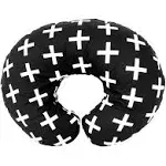 Premium Quality Nursing Pillow Cover by Mila Millie - Nordic Swiss White Cross unisex Design Slipcover - 100% Cotton Hypoallergenic