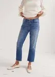 Hatch ‘The Crop’ Maternity - Indigo Jeans - Petite/XS