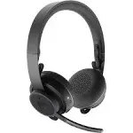 Logitech Zone Wireless UC Bluetooth Stereo Headset, Black (981-000913)