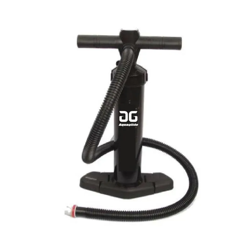 AQUAGLIDE Universal Hand Pump for Inflatable Kayaks Single and Double Action High Pressure 10 PSI Pump Built in Gauge