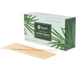 KingSeal Bamboo Wood Coffee Stirrers, Square End, 7 inch Length, 100% Renewable and Biodegradable - 1000 Count (2 Boxes of 500)