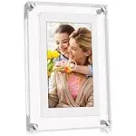 5 Inch Acrylic Picture Frame with 2GB Memory and 1000mAh Built-in Battery That Plays Slideshow Motion Video Frameo with Sound, Perfect for Home Decor and Heartfelt Gifts