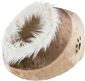 Trixie Pet Minou Cuddly Cave, Beige/Brown