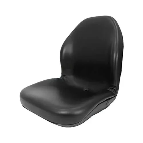 Seat - Vinyl Black fits John Deere fits New Holland fits Ford fits Caterpillar