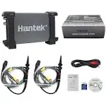 Hantek Laptop PC USB Digital Storage Virtual Oscilloscope 2 Channels 20Mhz Handheld Portable Osciloscopio (6022BE)