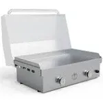 Le Griddle 2-Burner 30-Inch Built-In/Tabletop Gas Griddle GFE75