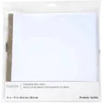 Recollections 12" x 12" White Scrapbook Refill Pages - 20 ct