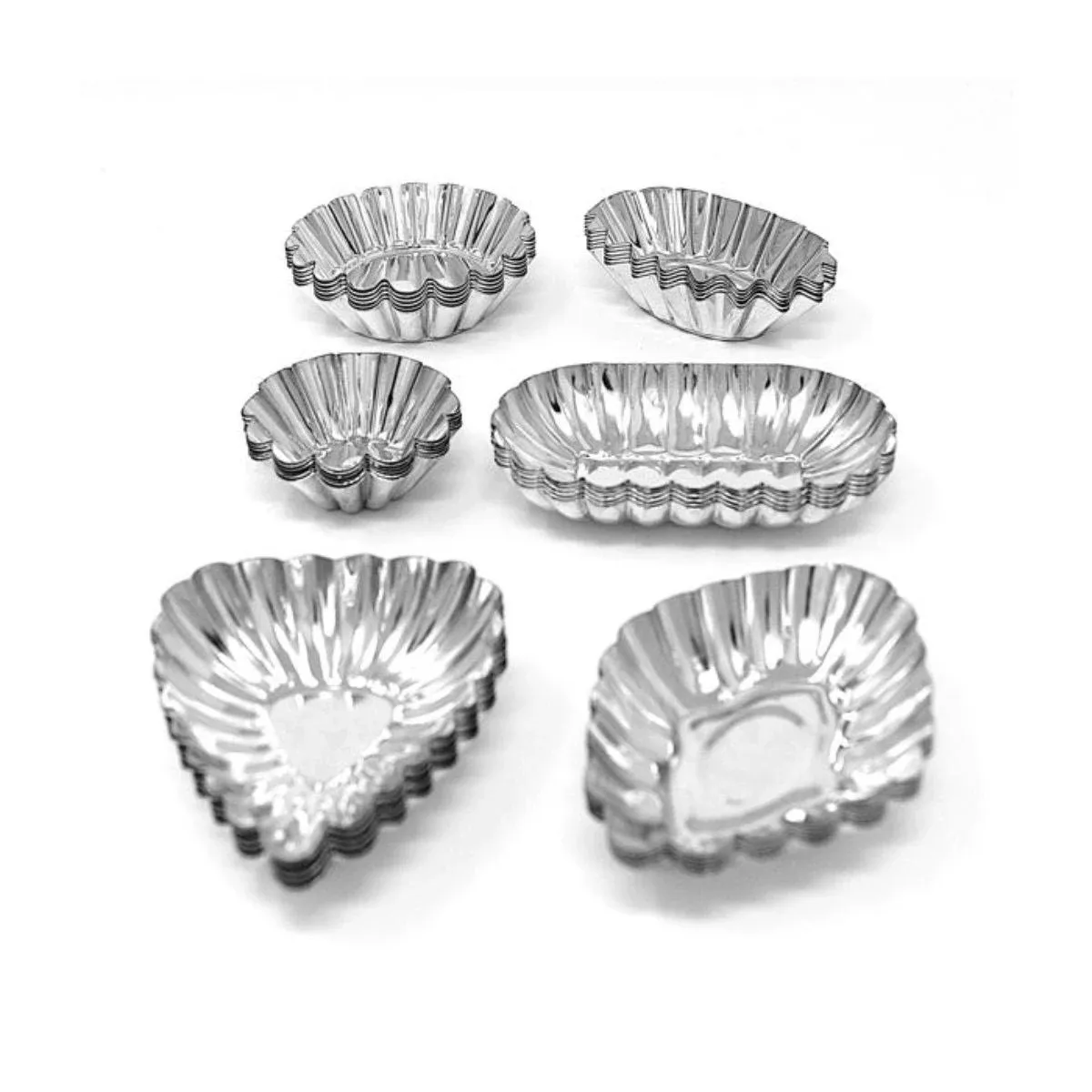 Norpro 3666 All shapes Tartlet Tins Set of 36