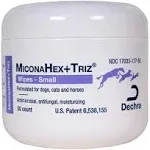 Dechra Miconahex +Triz Pet Wipes Anti-bacterial and anti-fungal properties 50ct