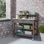 Homestyles Maho Gray Potting Bench