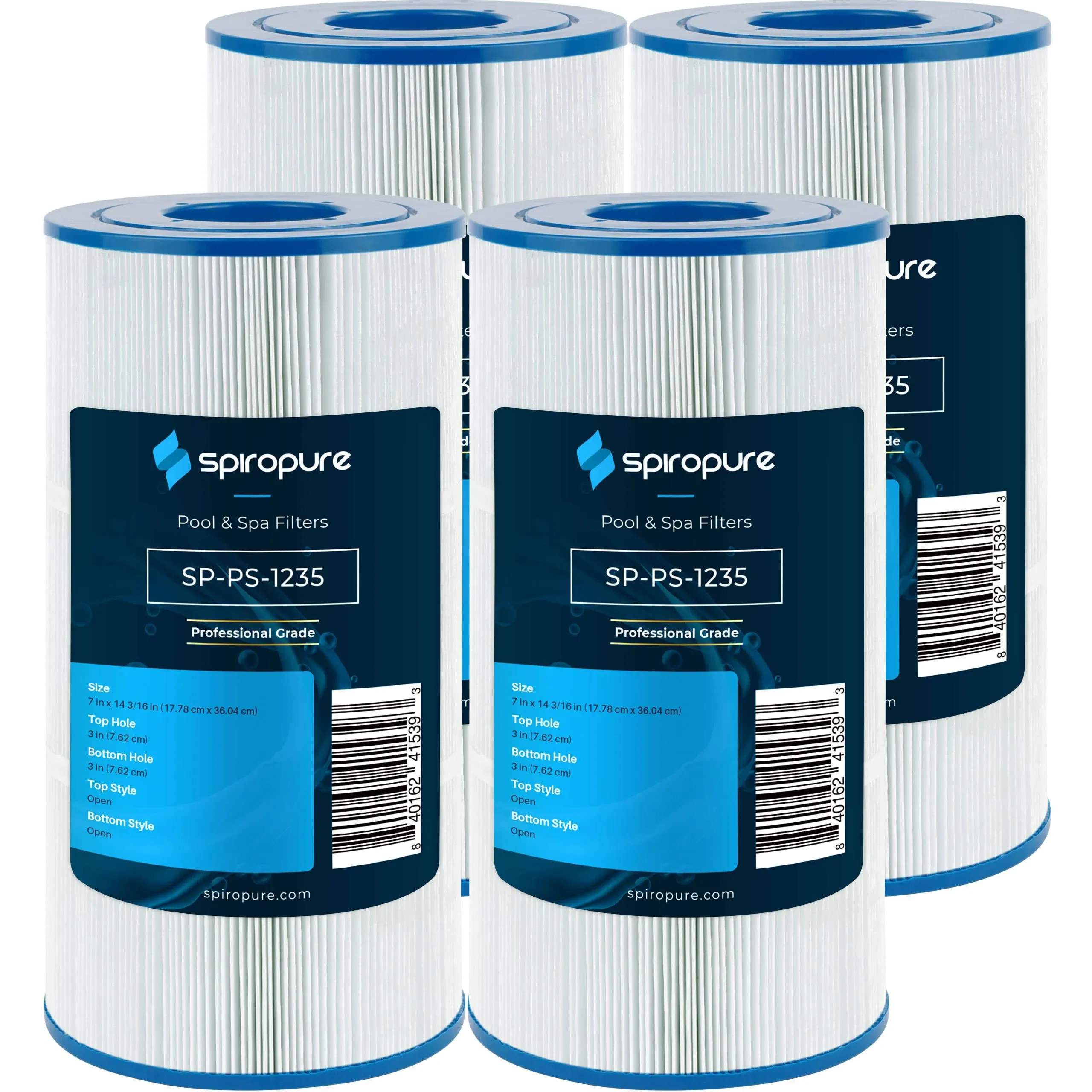 SpiroPure Replacement for Super Star Clear C2000 Pleatco PA50SV Unicel C-7447 Hayward CX470-XRE Filbur FC-1235 Star Clear C250 Hot Tub Spa Pool