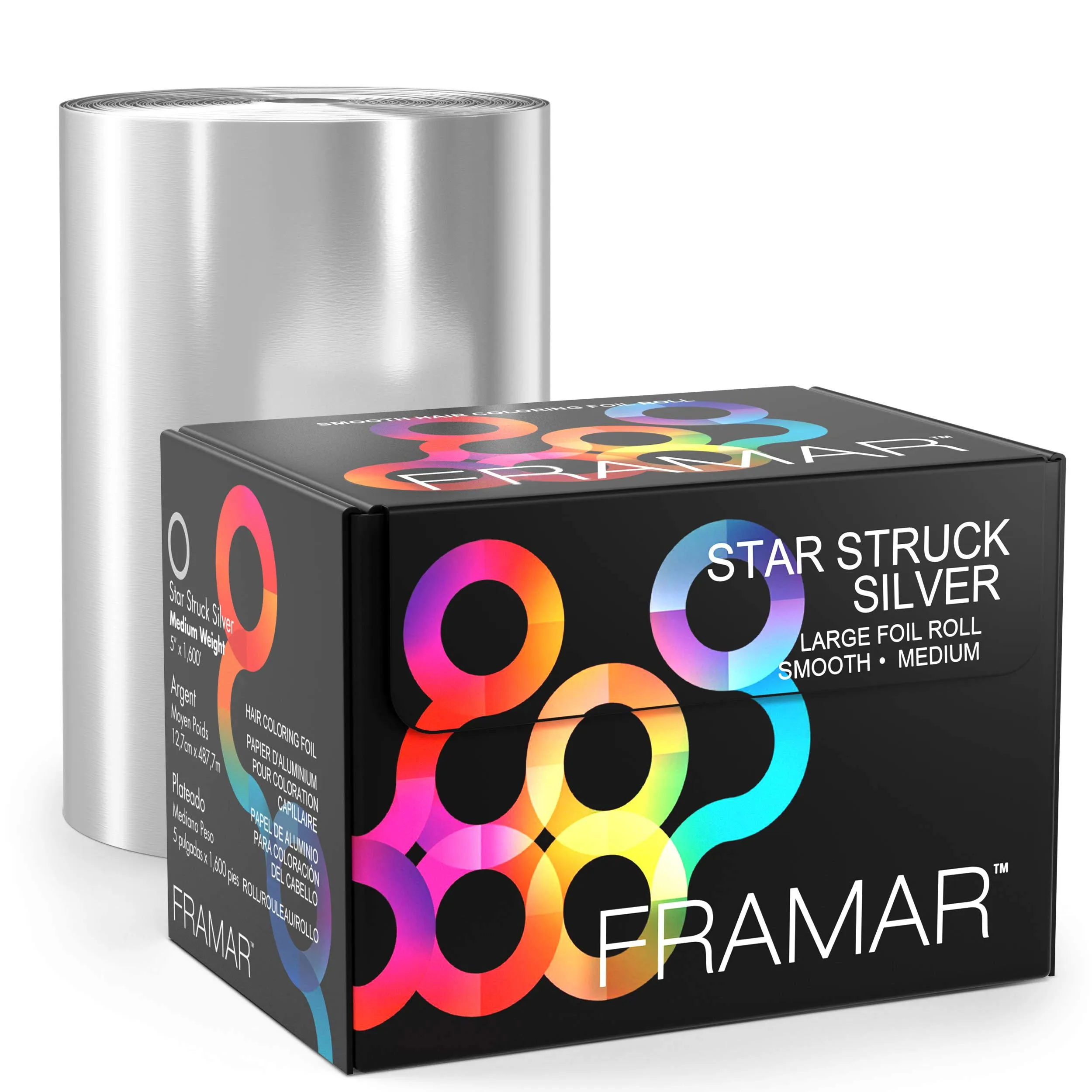 Framar Foil It Star Struck Silver Large Roll - Med 1600ft