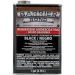 Barrier Bond Auto Body Rubberized Undercoating/S<wbr/>ound Deadener - Black - Gallon