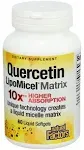 Natural Factors LipoMicel Matrix Quercetin 60 Softgels