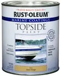 Rust-Oleum Marine Coatings Topside Paint Gloss Sand Beige Enamel Oil-based Marine Paint (1-quart)