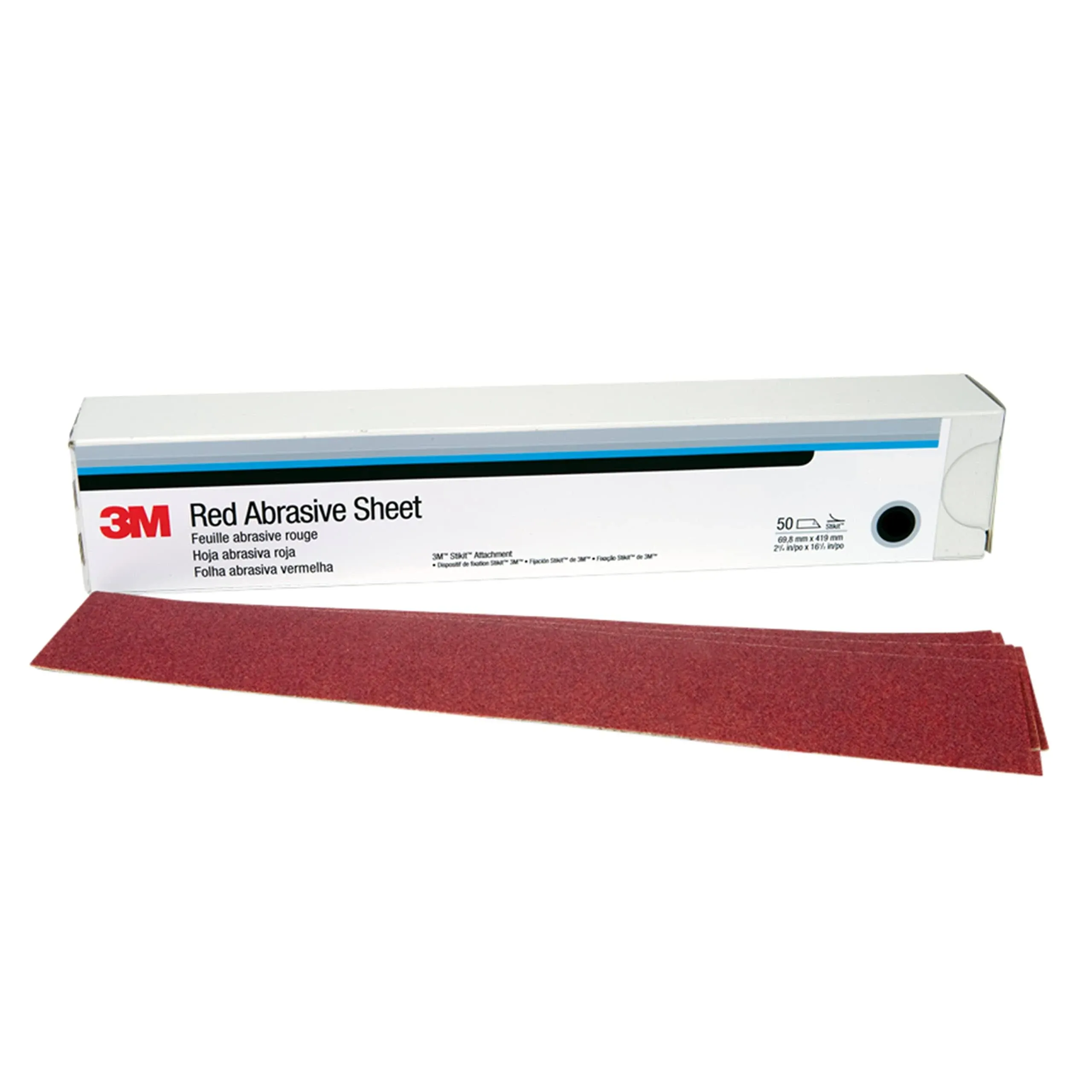 Red Abrasive Hookit Sheet (3M Marine)