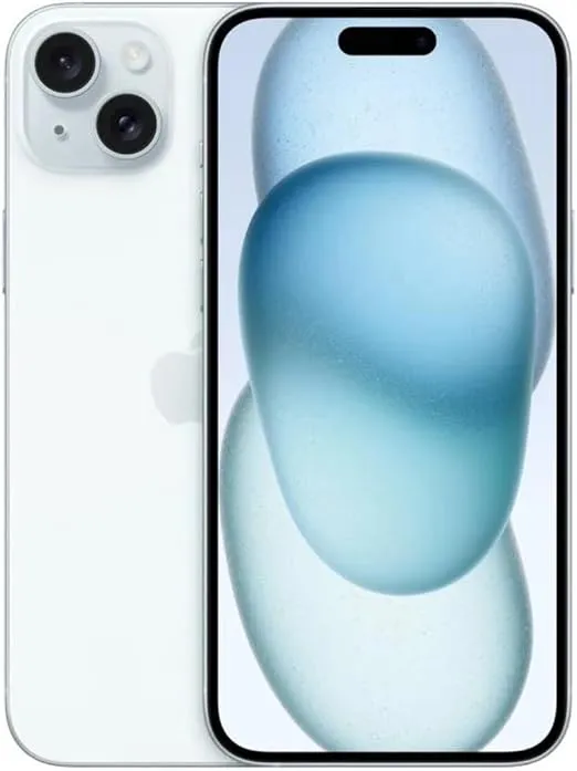 Apple iPhone 15 Plus, 128GB, Blue - Unlocked (Renewed)