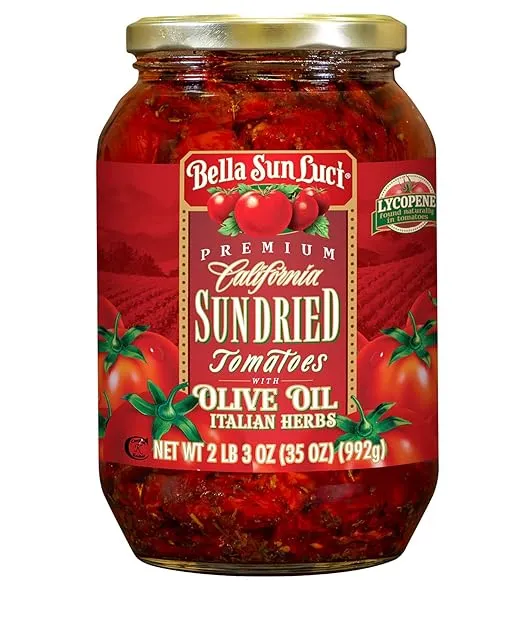 35 oz Bella Sun Luci Sun Dried Tomatoes Halves in Olive Oil