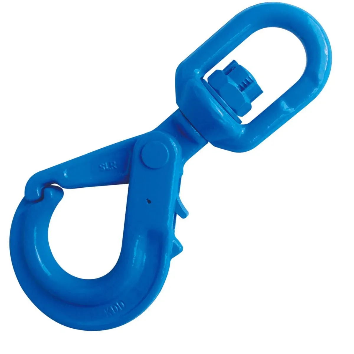 5/8" Grade 100 Swivel Self Locking Hook WLL 22600 LBS BS 90400 LBS