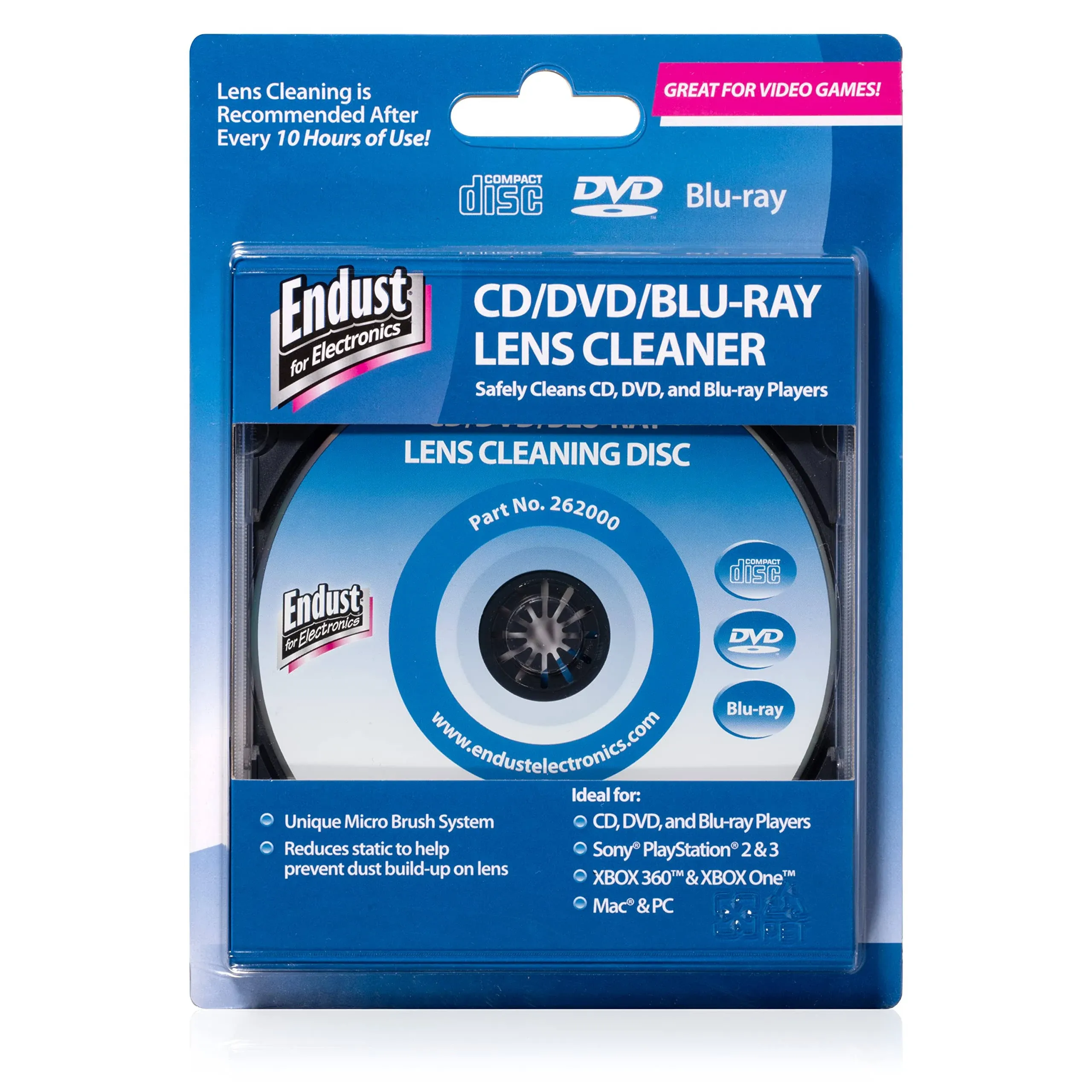 Endust CD/DVD/Blu-ray Lens Cleaner