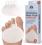 Metatarsal Pads Plus - 4pcs - Forefoot Pain Relief - Ball of Foot Pads - Foot...