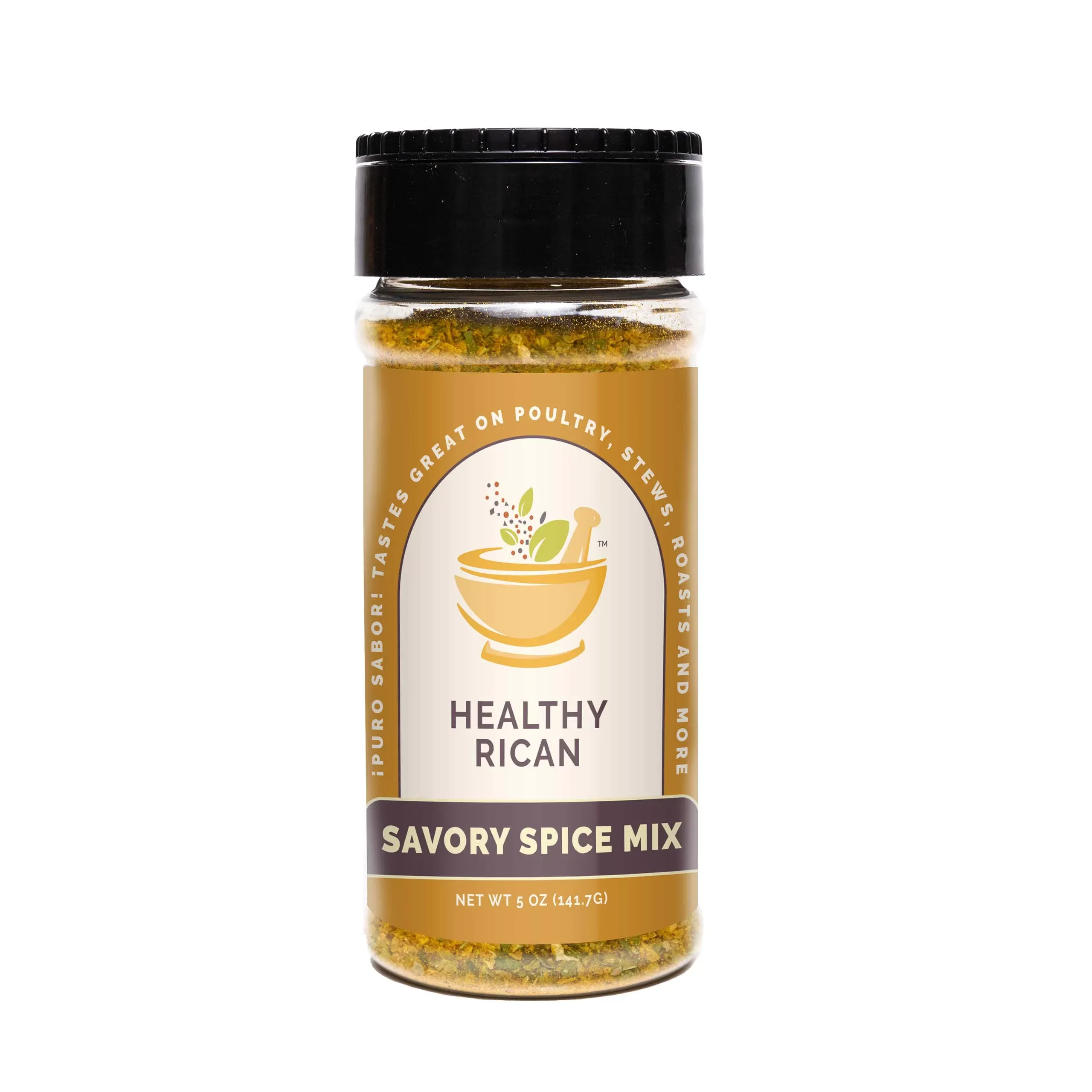 Healthy Rican Savory Herb Seasoning Mixe Non GMO No MSG Preservatives Artificial Flavors Gluten Free Diabetes Low Sodium Keto Friendly Whole 30 Approved (Savory Spice Mix)