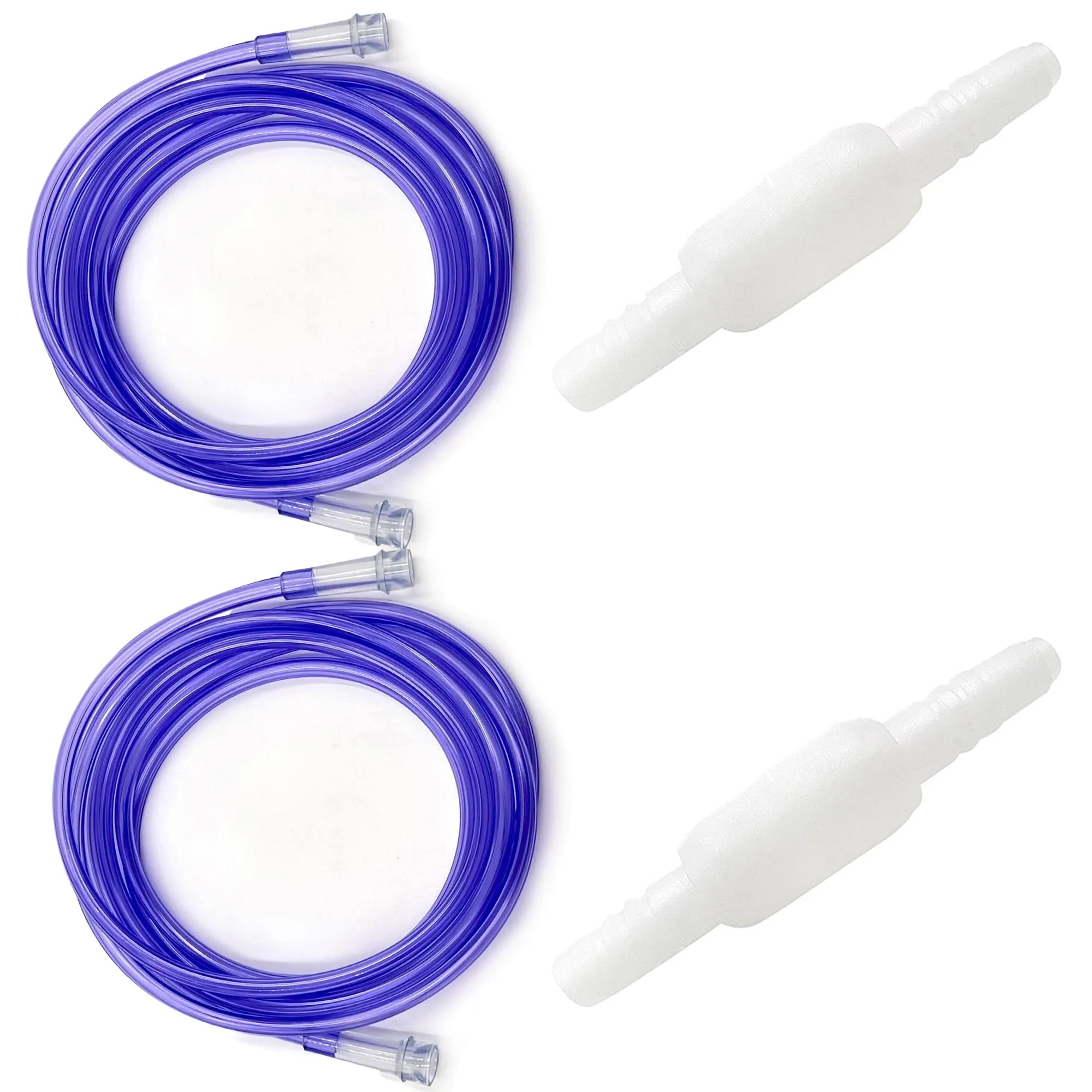 ResOne 2pk Purple Oxygen Supply Tubing with Swivel Connectors