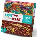 Above & Below Puzzle 48 pc - Dinosaur World