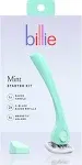 Billie Womens Razor Kit - 1 Handle + 2 x 5-Blade Refills + Magnetic Holder - Minty