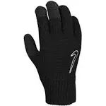 Nike Knitted Tech and Grip 2.0 Gloves Black White Kids - S-M