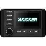 Kicker KMC4 Weather-Resist<wbr/>ant AM/FM USB Bluetooth Dual Zone Digital Media Center