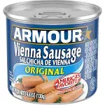 Armour Original Vienna Sausage 4.6 oz - Case of 48