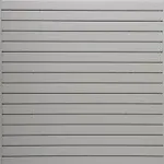 Jifram Extrusions 4 ft. x 4 ft. or 8 ft. x 2 ft. Light Gray Plastic Slat Wall Kit 1000021