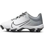 Nike Kids' Hyperdiamond 4 Keystone Softball Cleats, Size 3.5, Grey/Black