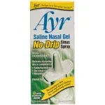 Ayr Sinus Spray, No-Drip, Saline Nasal Gel - 0.75 fl oz