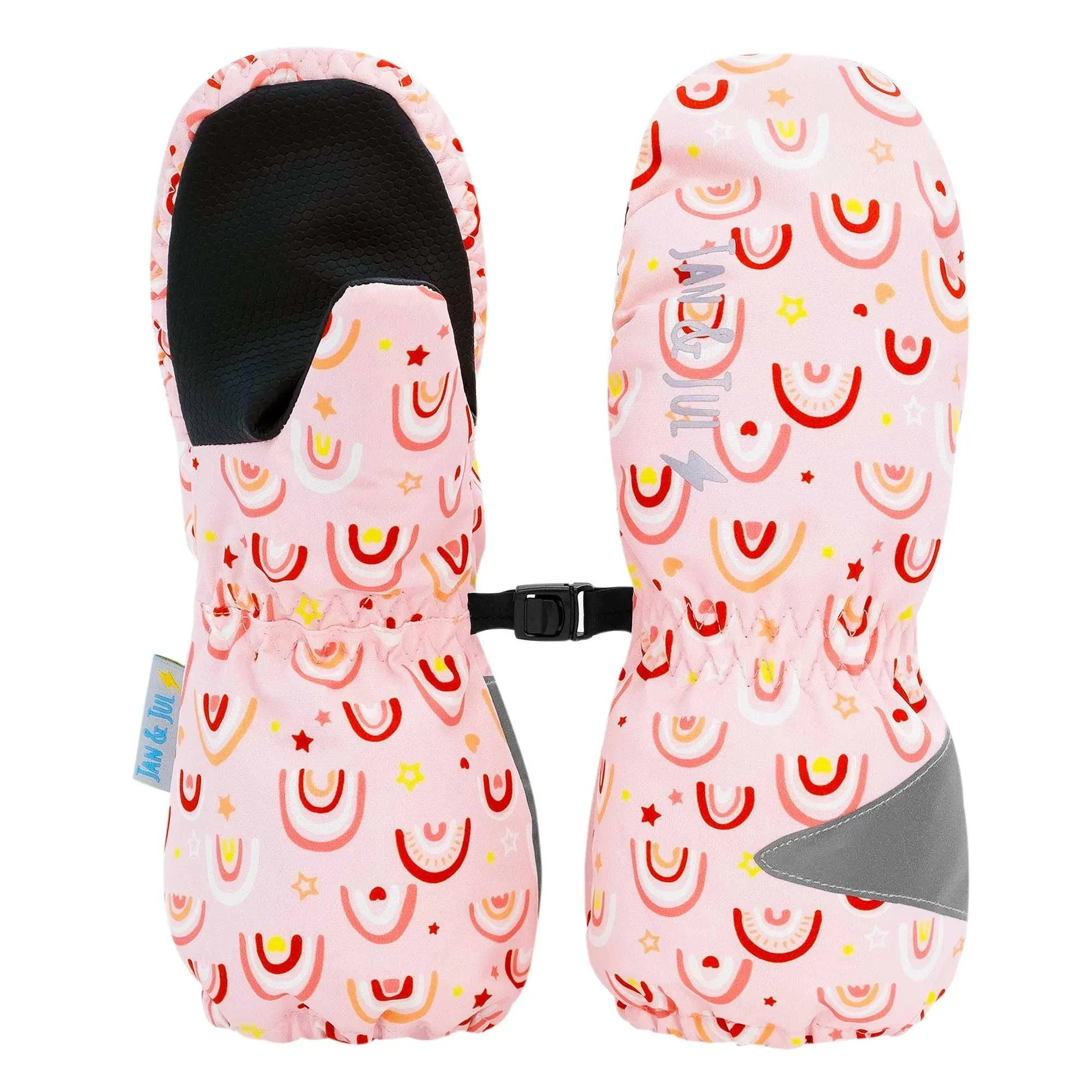 Jan & Jul Waterproof Rain Mittens with Fleece Lining for Baby and Kids