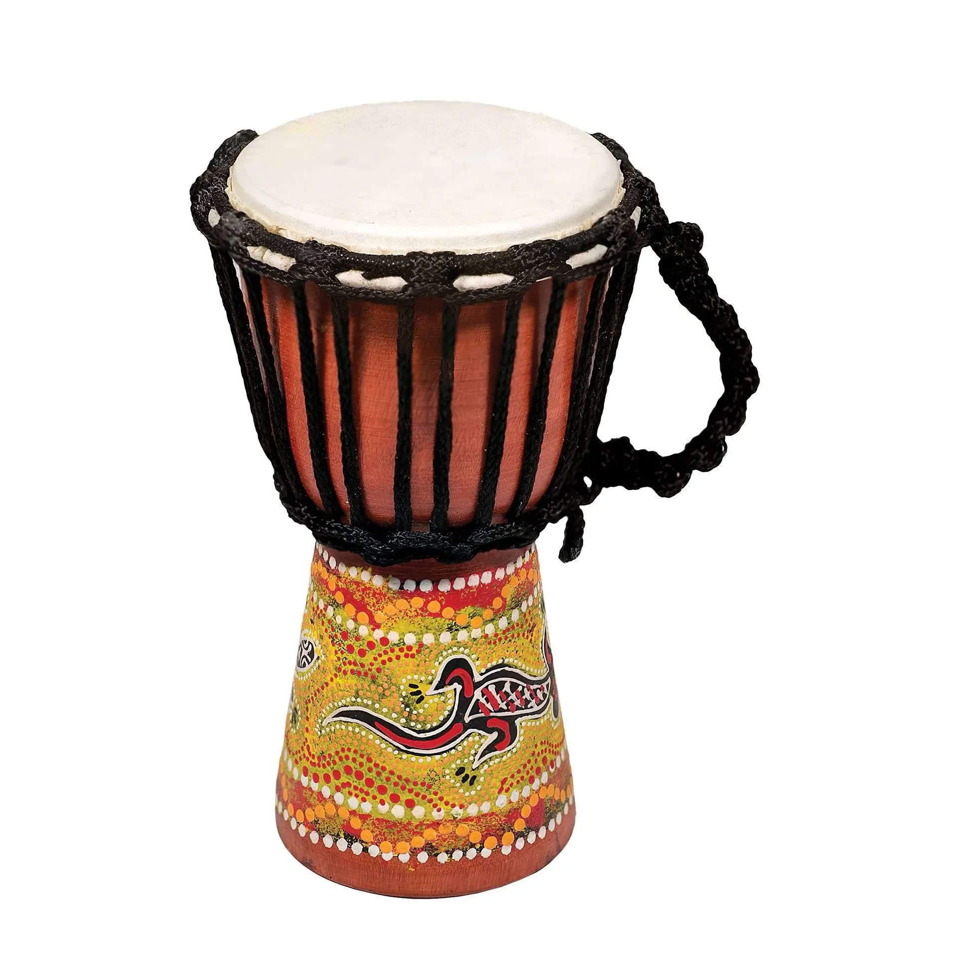 Djembe Beginner Paint,10" Tall, 5-6" Head