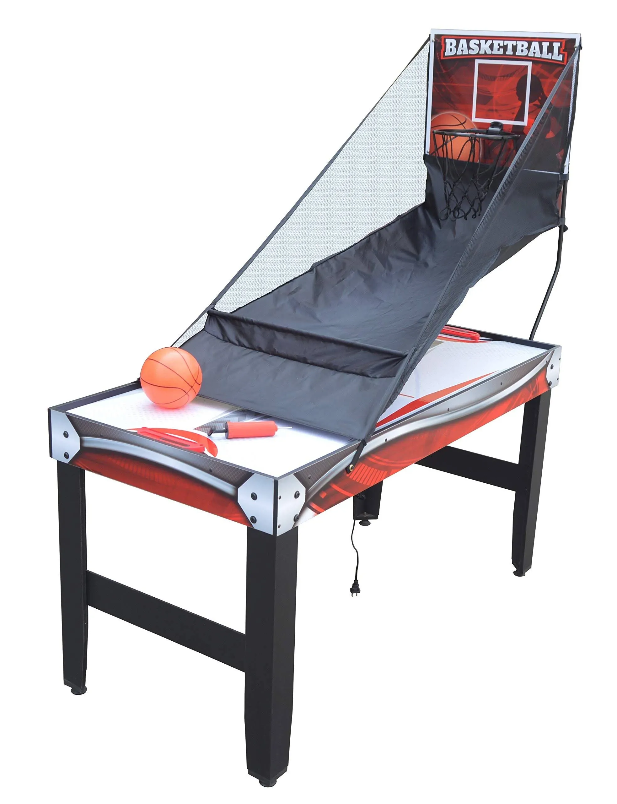 Multi-Game Table 4-in-1 54 in. Basketball Air Hockey Table Tennis Dry Erase