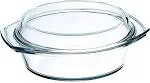 Simax Clear Round Glass Casserole with Lid