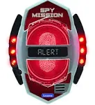 Lexibook - Spy Mission, Spy Motion Detector with Alarm, Light Effects, Detection up to 30 Centimeters, Black/red, RPSPY05